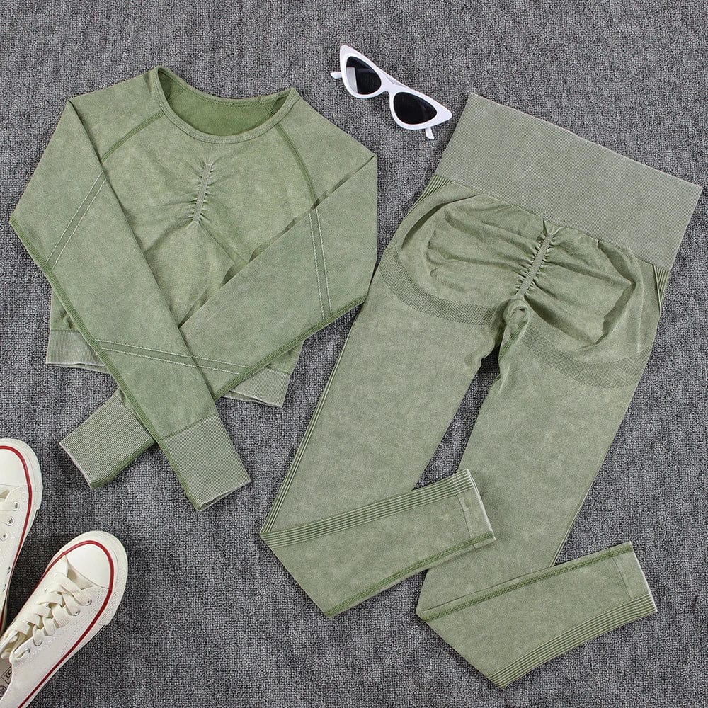 Woman Gym Casual Sport Pants Suit - Essentialshouses