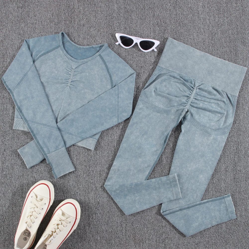 Woman Gym Casual Sport Pants Suit - Essentialshouses
