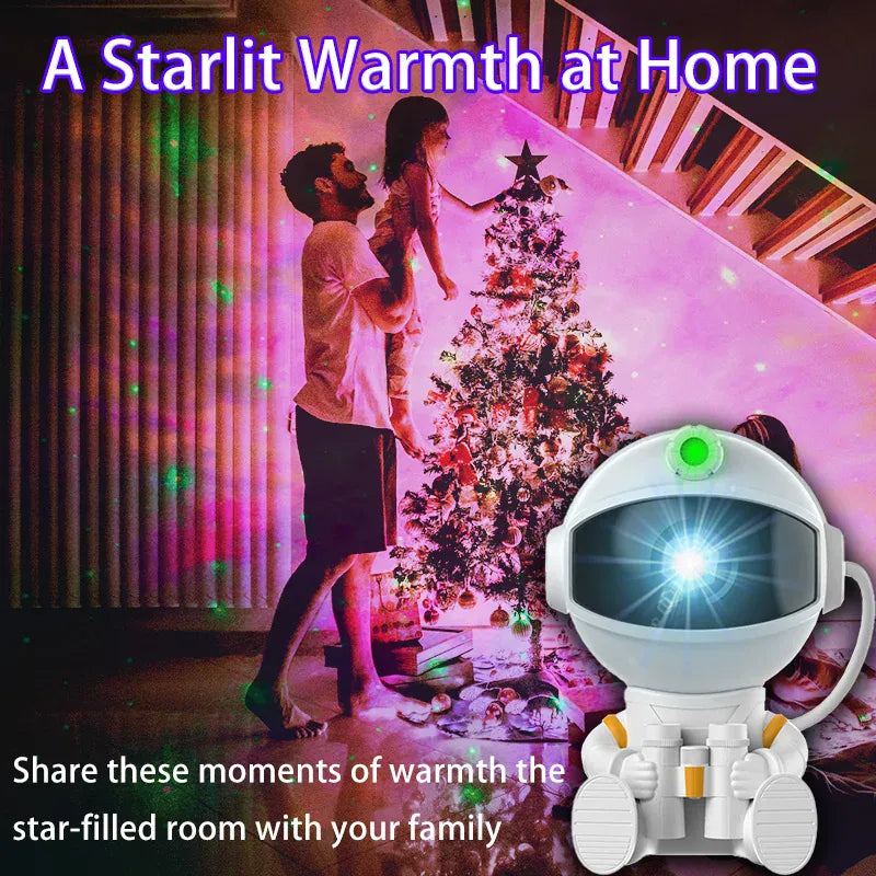 Essentials House Hold Telescope / USB Plug Astronaut Projector Galaxy Starry Night Lights for Bedroom LED Nebula Lamp