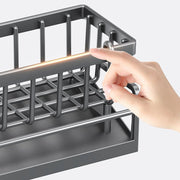 Essentials House Kitchen Sink Organizer Countertop Rack Multifunctional Sponge/Cleaning Cloth/Brush Holder Drain Rack Dish