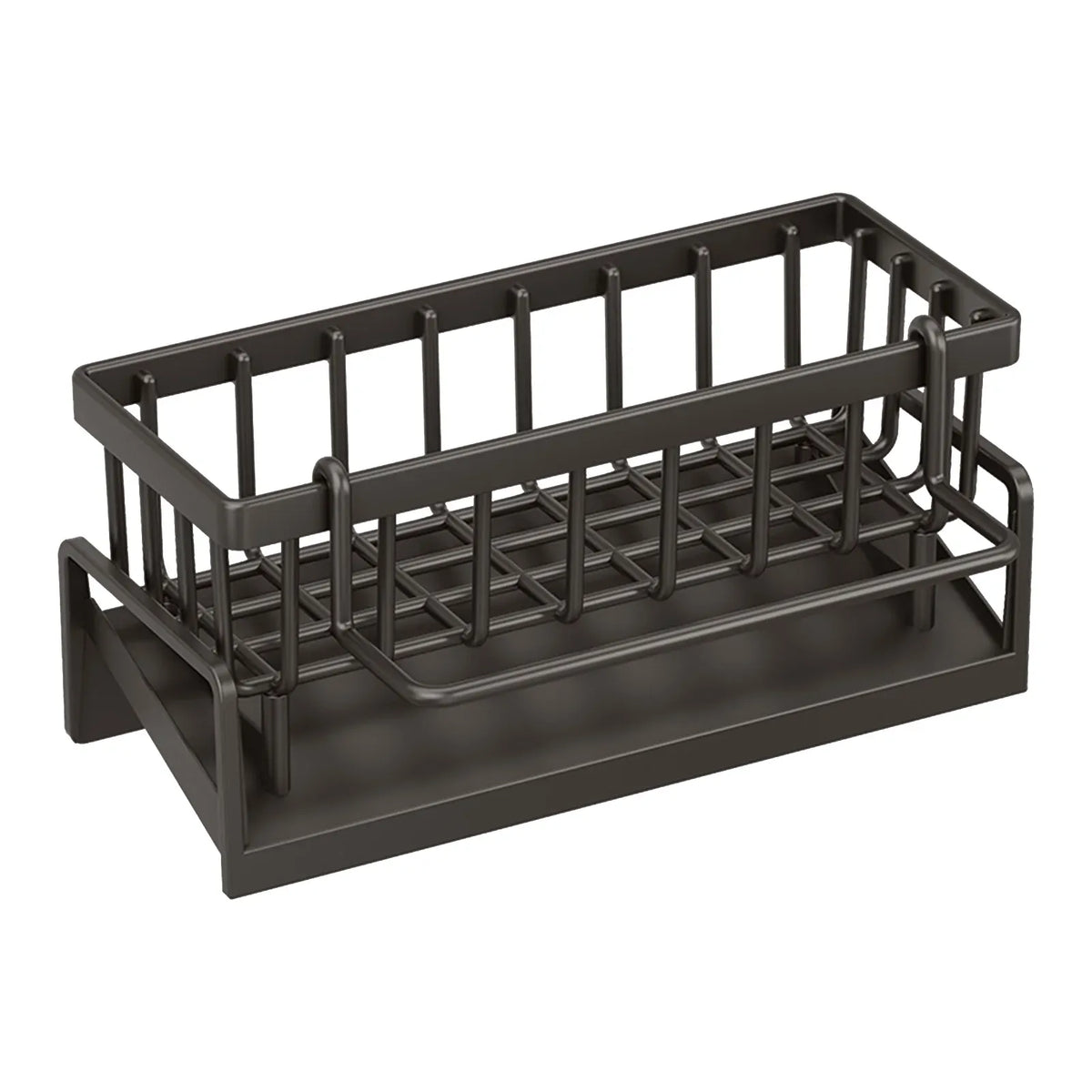 Essentials House Kitchen Sink Organizer Countertop Rack Multifunctional Sponge/Cleaning Cloth/Brush Holder Drain Rack Dish