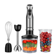 Essentials House US Plug 4 in 1 High Power 1200W Immersion Hand Stick Blender Mixer Includes Chopper and Smoothie Cup