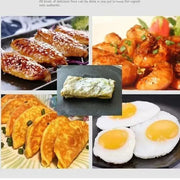 Essentials House 26cm Cast Iron Frying Pan Uncoated Non-stick Egg Pancake Pan Crepe Maker Steak Frying Pot Gas Induction