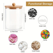 Jar dimensions and storage ideas for bathroom essentials