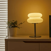 Essentials House Cream table lamp plastic lampshade bedroom bedside decorative lamp USB plug tri color dimming living room