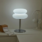 Essentials House Cream table lamp plastic lampshade bedroom bedside decorative lamp USB plug tri color dimming living room