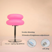 Essentials House A-style / USB Plug Cream table lamp plastic lampshade bedroom bedside decorative lamp USB plug tri color