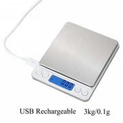 Essentials House 500g 0.01g ⚖️Digital Kitchen Scale 0.1g Accuracy – 3000g Food & Jewelry Weight Scale with LCD Display & Tare