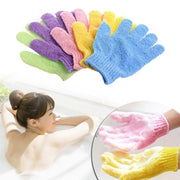 Essentials House 5/10 New Pieces Exfoliating Bath Gloves Double Sided Bath Gloves for Beauty Spa Massage Skin Shower Scrubber