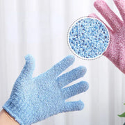 Essentials House 5/10 New Pieces Exfoliating Bath Gloves Double Sided Bath Gloves for Beauty Spa Massage Skin Shower Scrubber