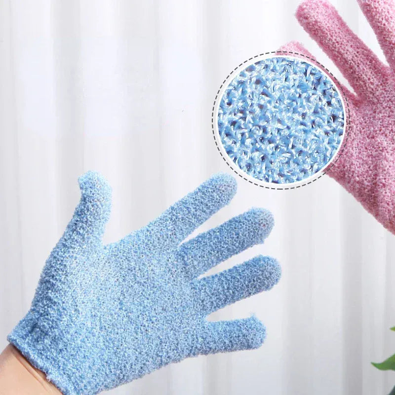 Essentials House 5/10 New Pieces Exfoliating Bath Gloves Double Sided Bath Gloves for Beauty Spa Massage Skin Shower Scrubber
