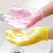 Essentials House 5/10 New Pieces Exfoliating Bath Gloves Double Sided Bath Gloves for Beauty Spa Massage Skin Shower Scrubber