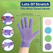 Essentials House 5/10 New Pieces Exfoliating Bath Gloves Double Sided Bath Gloves for Beauty Spa Massage Skin Shower Scrubber