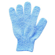 Essentials House 5Pcs Blue 5/10 New Pieces Exfoliating Bath Gloves Double Sided Bath Gloves for Beauty Spa Massage Skin