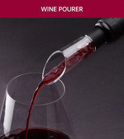 Essentials House Electric Automatic Red Wine Opener Set Multifunction Wine Stopper, Wine Pourer, Electric Bottle Opener Gift