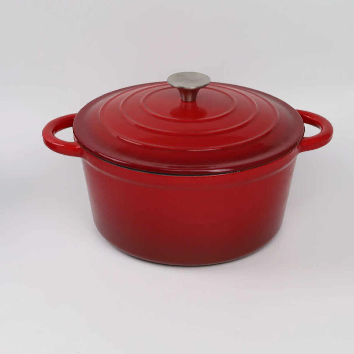 Essentials House Household Classic Cast Iron Enamel Round Handle Three Tendons Soup Pot Binaural Enamel Pot
