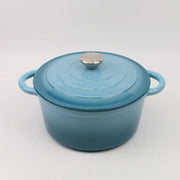 Essentials House Household Classic Cast Iron Enamel Round Handle Three Tendons Soup Pot Binaural Enamel Pot