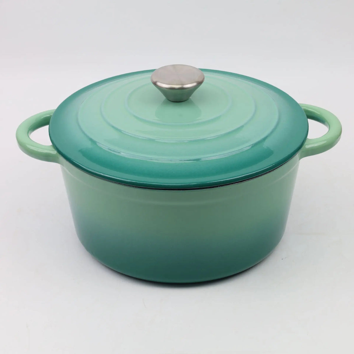 Essentials House Household Classic Cast Iron Enamel Round Handle Three Tendons Soup Pot Binaural Enamel Pot