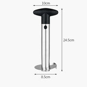 Essentialshouses 00-black 1PCS Stainless Steel Pineapple Peeler Corer Slicer - Easy Fruit Cutter Kitchen Gadget for Quick Delivery