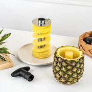 Essentialshouses 00-black 1PCS Stainless Steel Pineapple Peeler Corer Slicer - Easy Fruit Cutter Kitchen Gadget for Quick Delivery