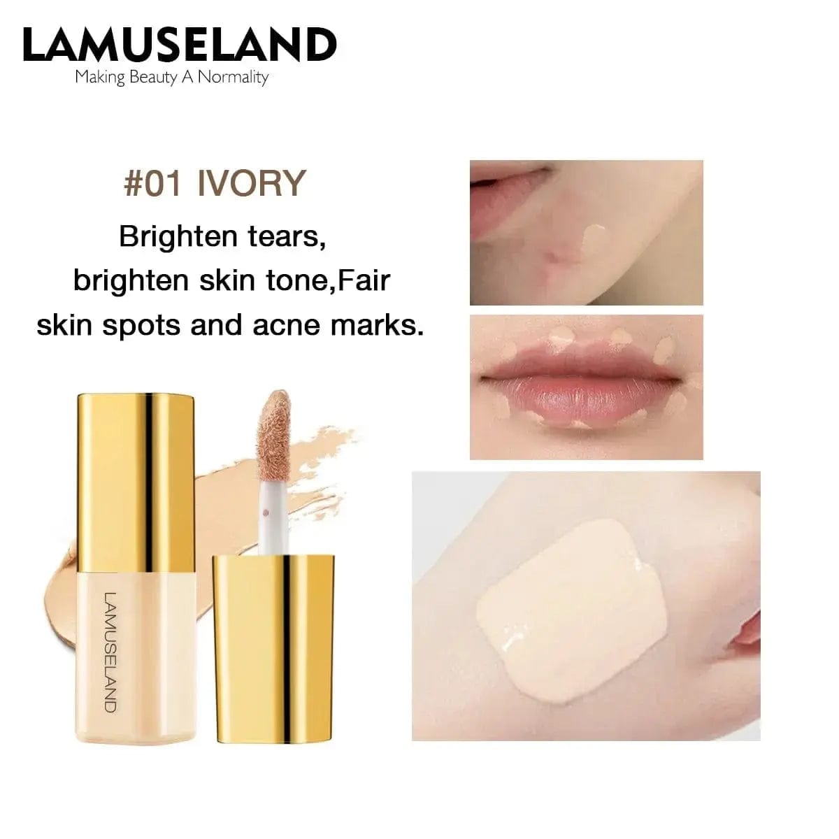 4 Colors Moisturizing Liquid Concealer Oil - Essentialshouses