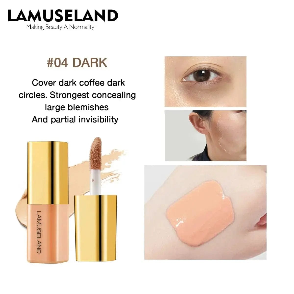 4 Colors Moisturizing Liquid Concealer Oil - Essentialshouses