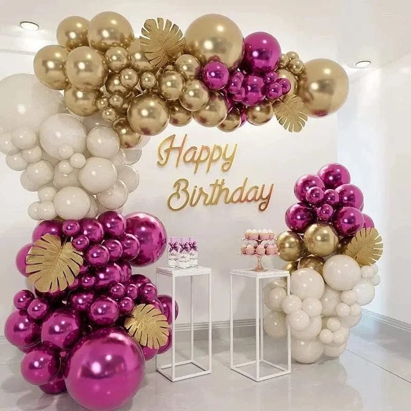 Essentialshouses 1 / Set Metal Purple Balloons Garland Arch Kit