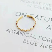 Essentialshouses 10 / b / Two Tone Fresh Two Tone X Shape Cross Ring