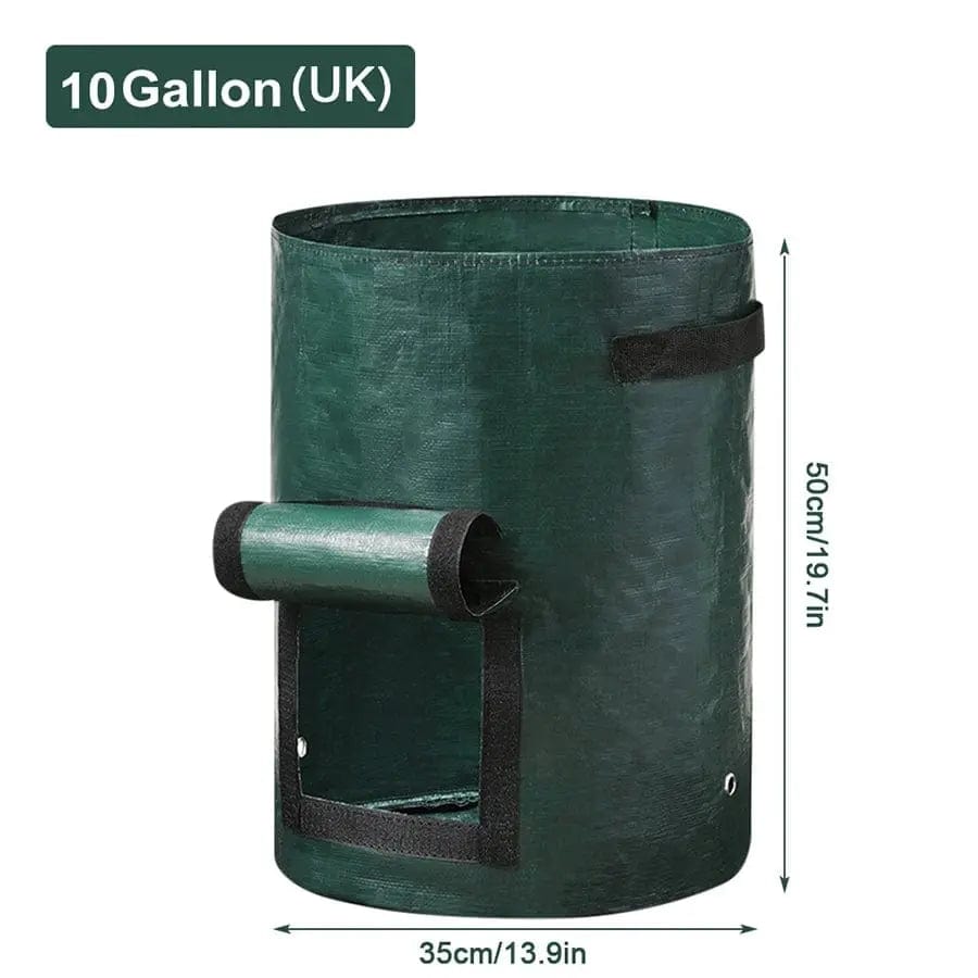 Essentialshouses 10 gallon-UK-35x50cm Garden Gallon Plant Growing Pots