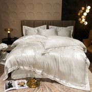 Essentialshouses 11 / King Size 4pcs / CHINA | Fitted Bed Sheet Luxury Smooth Soft Bedding Set