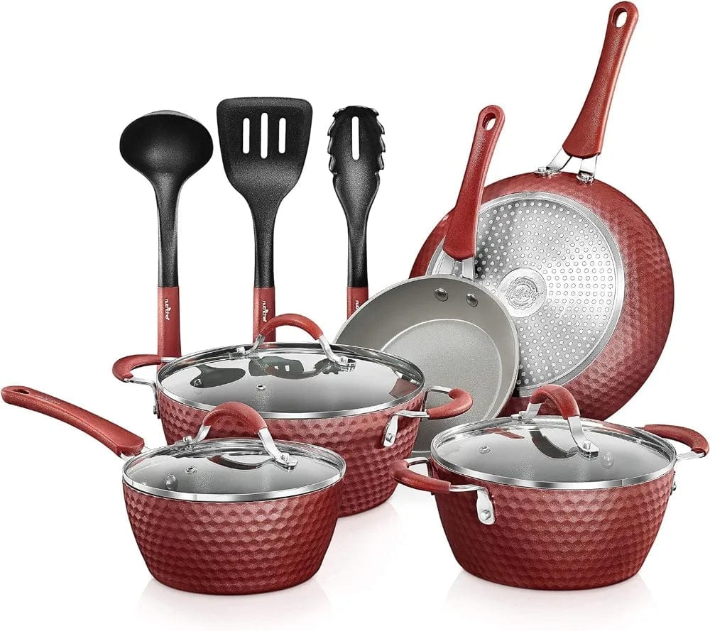Nonstick 11-Piece Kitchen Cookware Set - Essentialshouses
