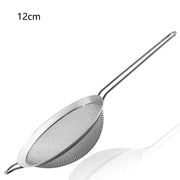 Essentialshouses 12cm 1pcs / 4set 1-4pcs Fine Mesh Strainers Set Stainlesss Steel Multipurpose Flour Sieve Sifter With Handle Perfect For tea Flour Egg Kitchen To