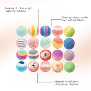 Essentialshouses 12pcs Bath Bombs Set with Surprise Toys Inside Natural Organic Bubble Bath Fizzies Balls Gift for Holiday Gift Set
