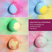 Essentialshouses 12pcs Bath Bombs Set with Surprise Toys Inside Natural Organic Bubble Bath Fizzies Balls Gift for Holiday Gift Set