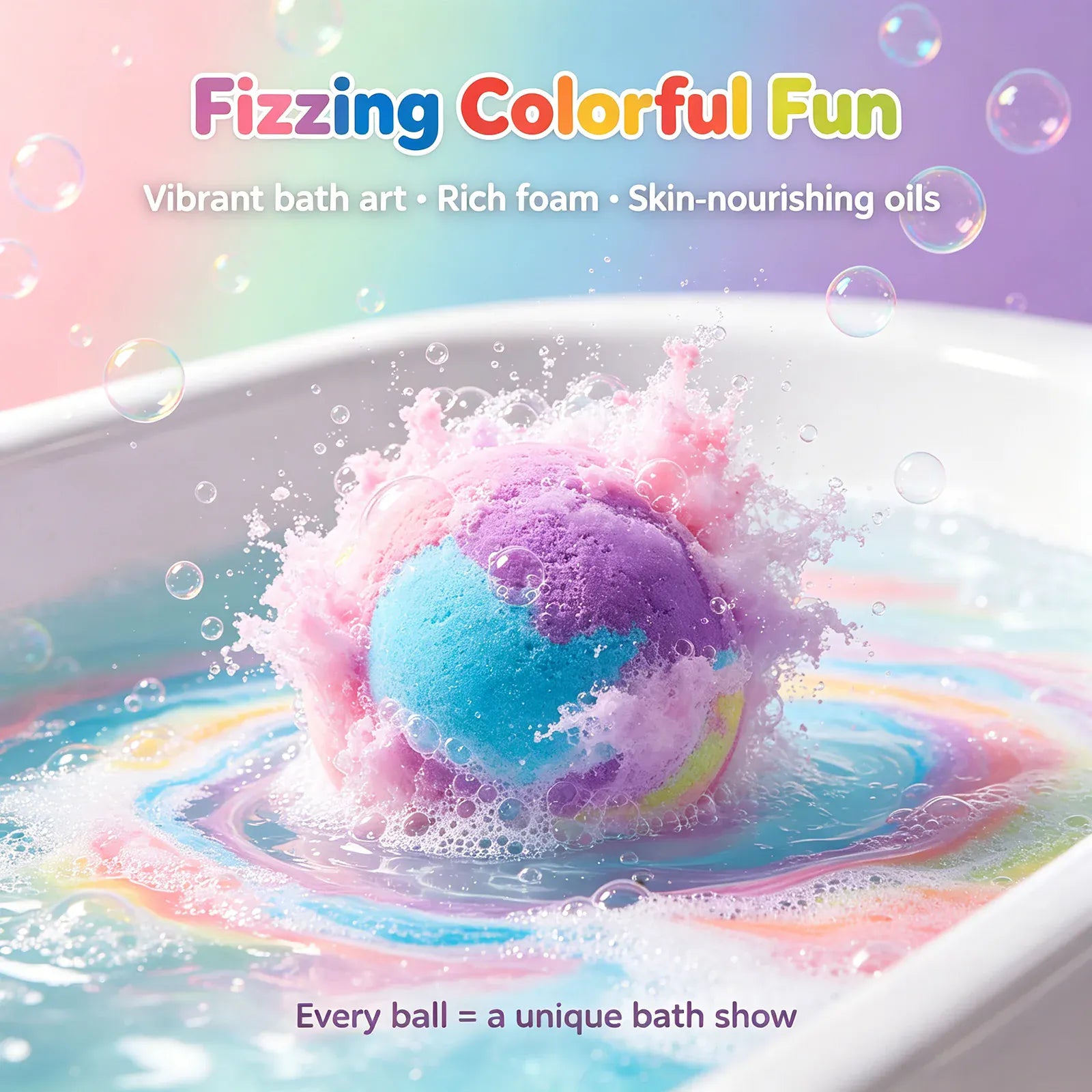 Essentialshouses 12pcs Bath Bombs Set with Surprise Toys Inside Natural Organic Bubble Bath Fizzies Balls Gift for Holiday Gift Set