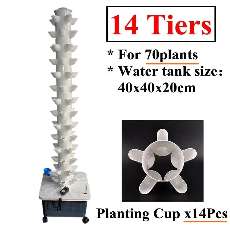 Essentialshouses 14-tier Set Garden Balcony Vegetable Planter