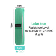 Essentialshouses 18-60 lbs Green 1PC Elastic Resistance Yoga Bands