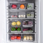 Essentialshouses 1pcKitchen refrigerator storage box drawer type fresh-keeping box eggs and meat food frozen finishing storage box
