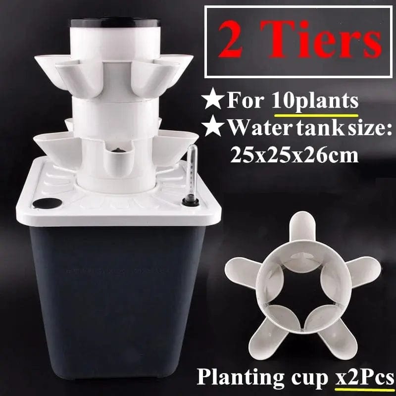 Essentialshouses 2-tier Set Garden Balcony Vegetable Planter