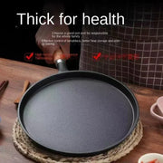 Essentialshouses 26cm Cast Iron Frying Pan Uncoated Non-stick Egg Pancake Pan Crepe Maker Steak Frying Pot Gas Induction Cooker Kitchen Cookware