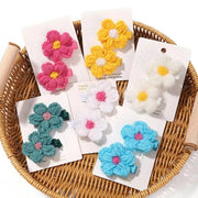 Baby Small Puff Flower Hairs Clip - Essentialshouses
