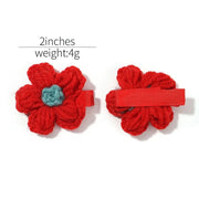 Baby Small Puff Flower Hairs Clip - Essentialshouses