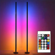 Essentialshouses 2PCS / China Mainland EISSLOLY 1/2PCS Intelligent RGB Floor Lamp Application Control Music Synchronization Corner Lighting Timer
