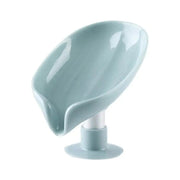 Essentialshouses 🍃 2PCS Suction Cup Leaf-Shaped Soap Dish – Elegant, Hygienic, and Space-Saving