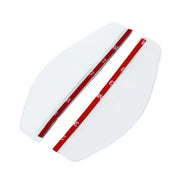 Essentialshouses 2pcs  transparent A Carbon Fiber Sun Visor Shade Cover