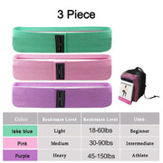 Essentialshouses 3 Pcs set C Elastic Resistance Yoga Bands