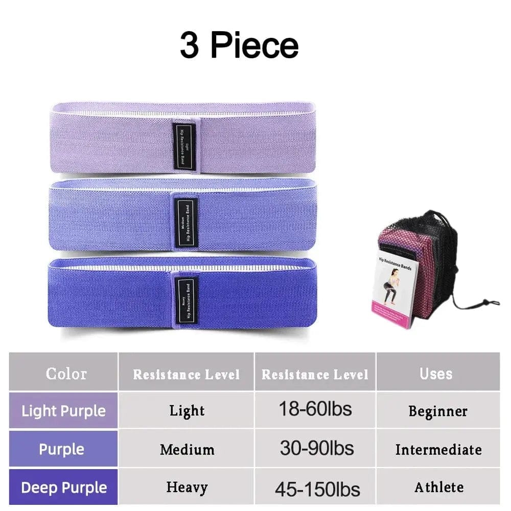 Essentialshouses 3 Pcs set F Elastic Resistance Yoga Bands