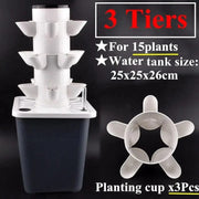 Essentialshouses 3-tier Set Garden Balcony Vegetable Planter