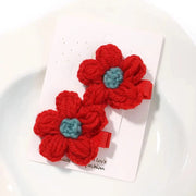 Baby Small Puff Flower Hairs Clip - Essentialshouses