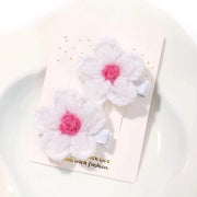 Baby Small Puff Flower Hairs Clip - Essentialshouses